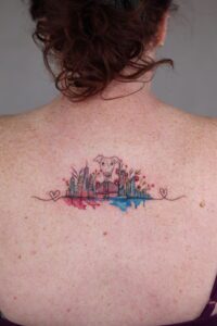 pet portrait tattoo
