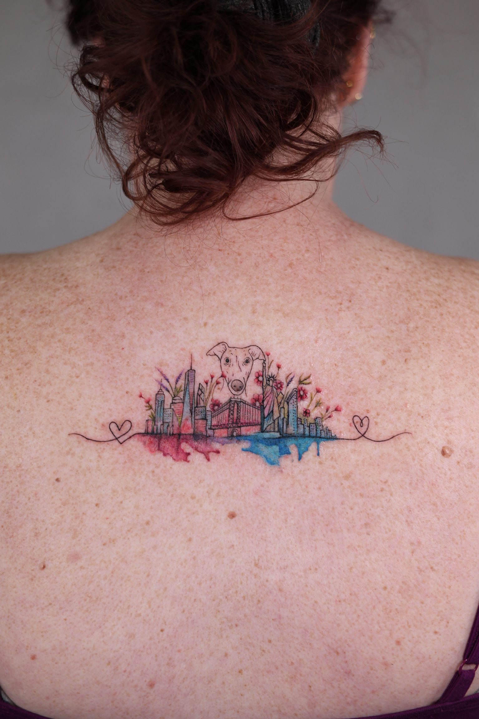 pet portrait tattoo